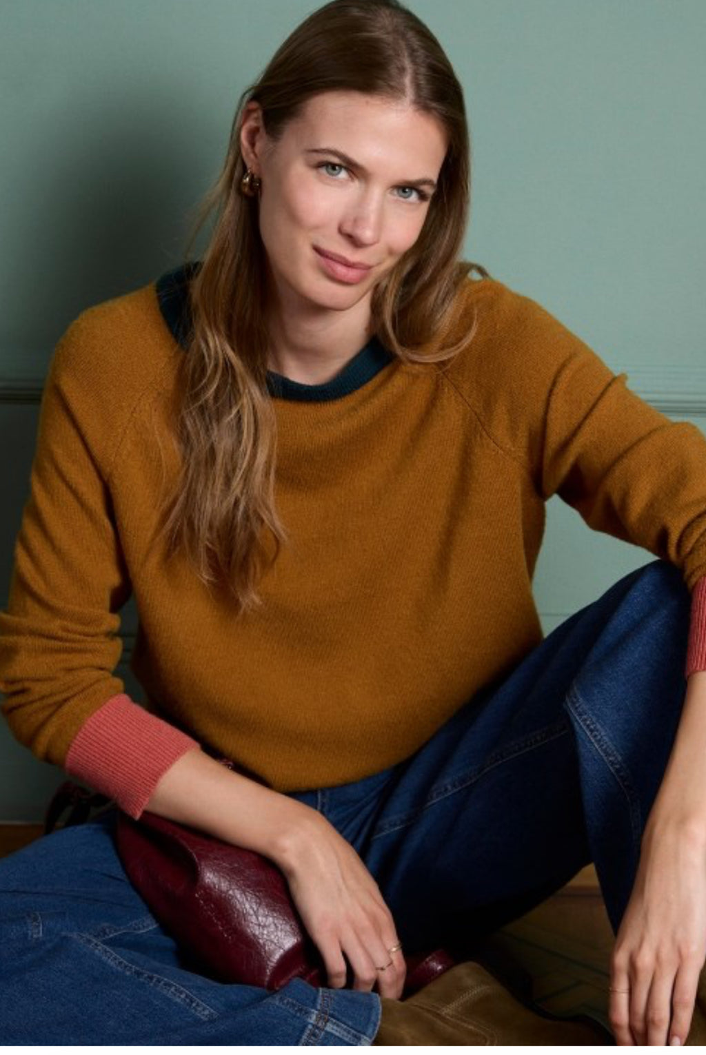 Jersey tricot contraste