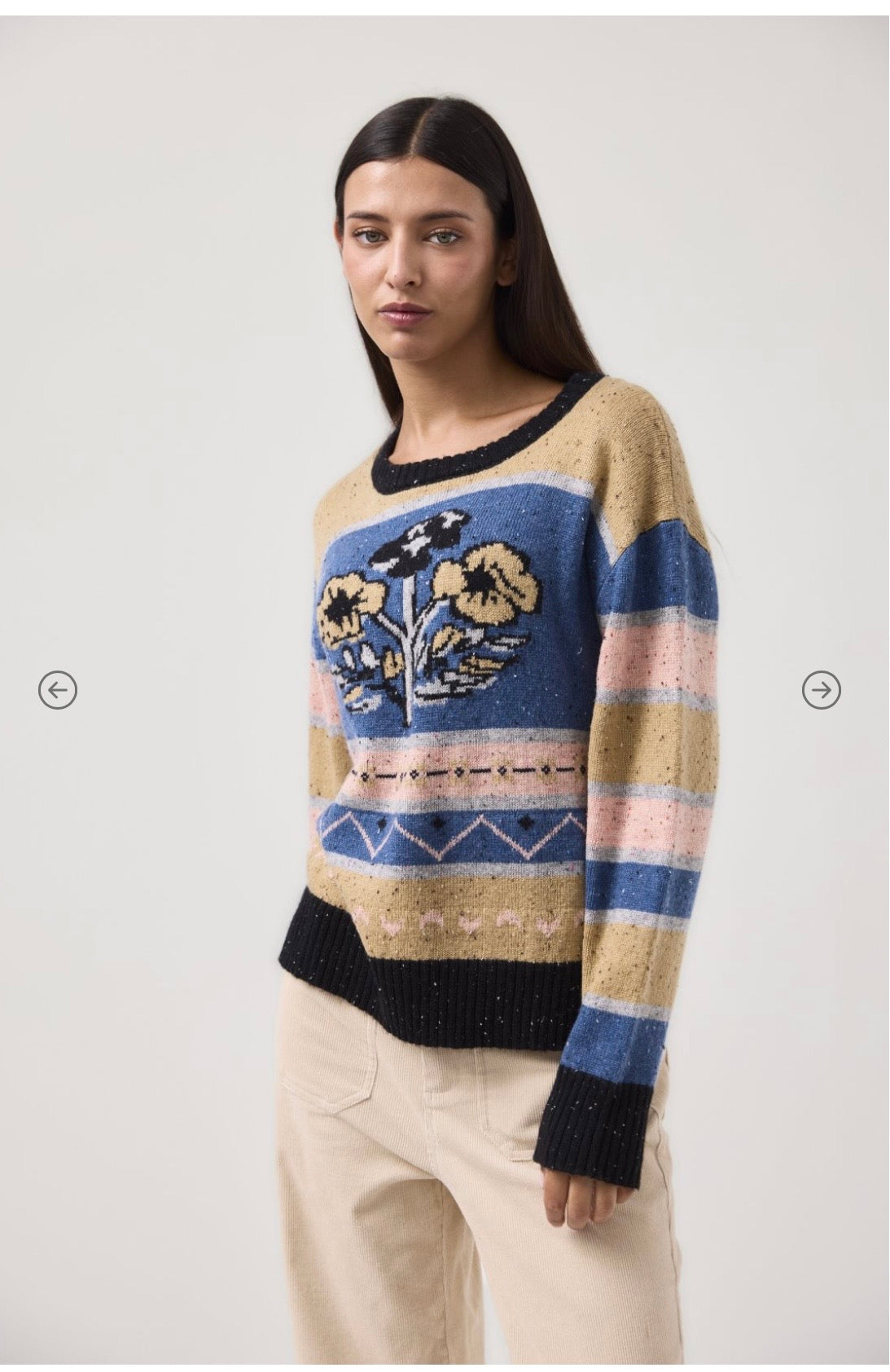 Jersey de punto estampado