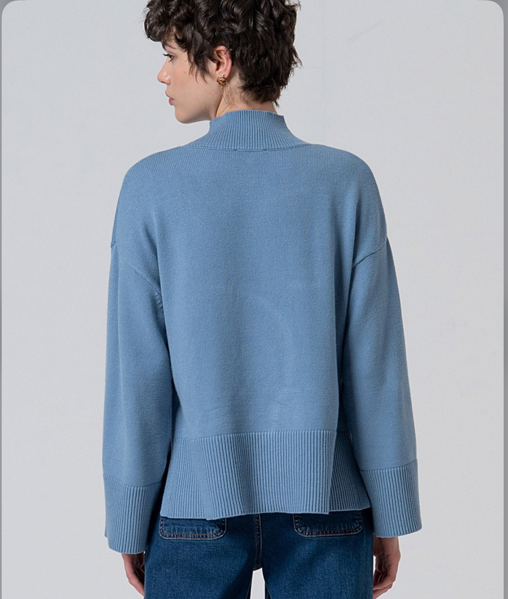 Jersey liso manga ancha