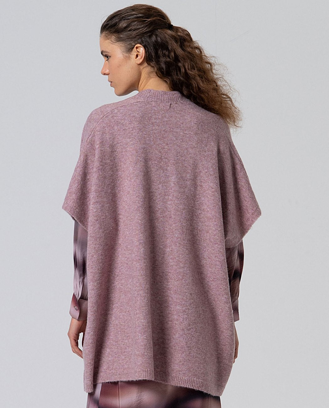 Chaleco de punto tricot oversize