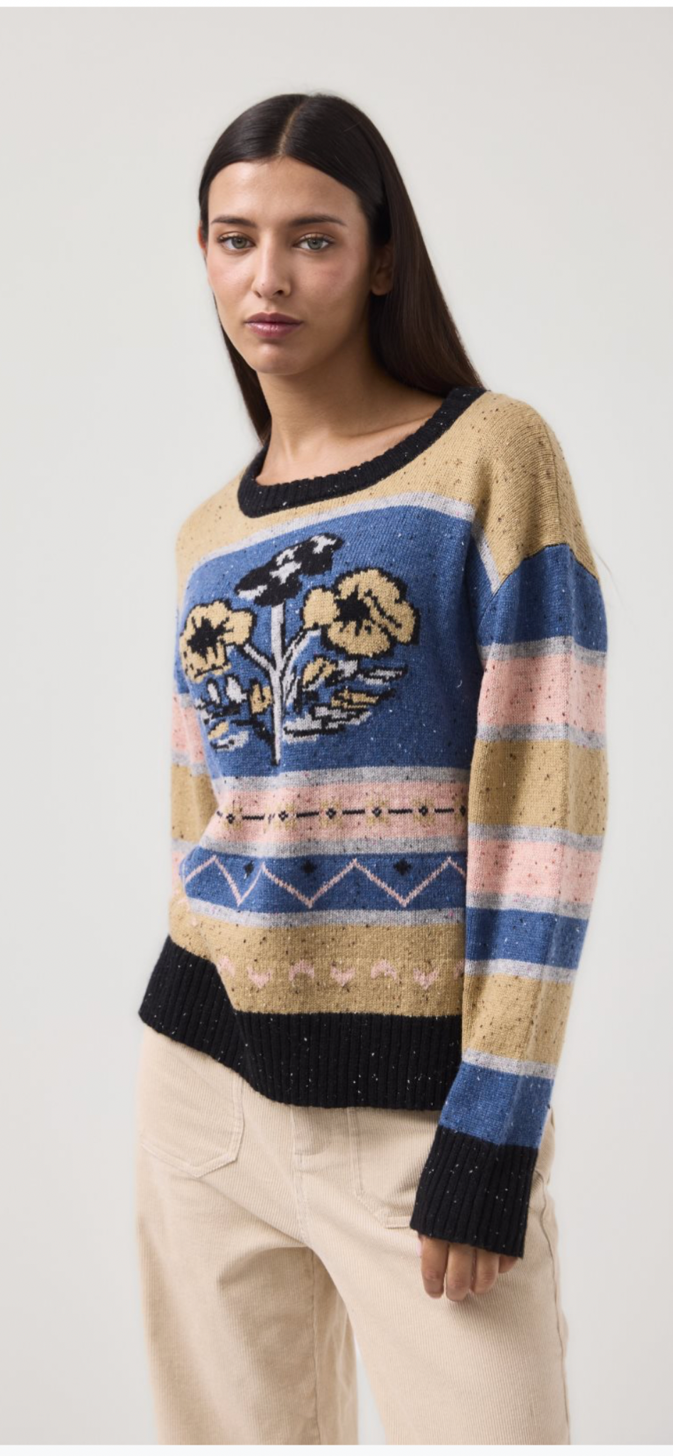 Jersey de punto estampado