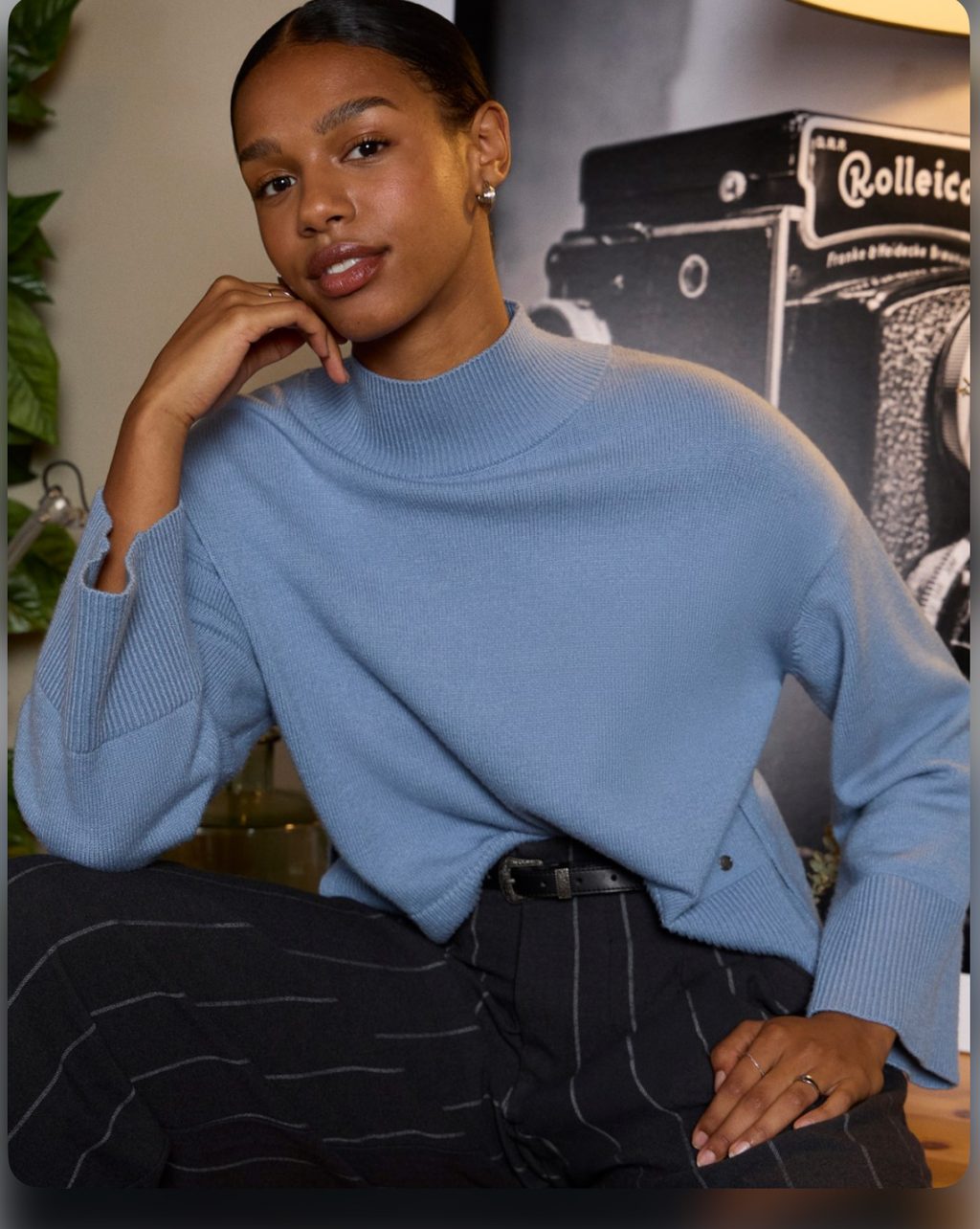 Jersey liso manga ancha