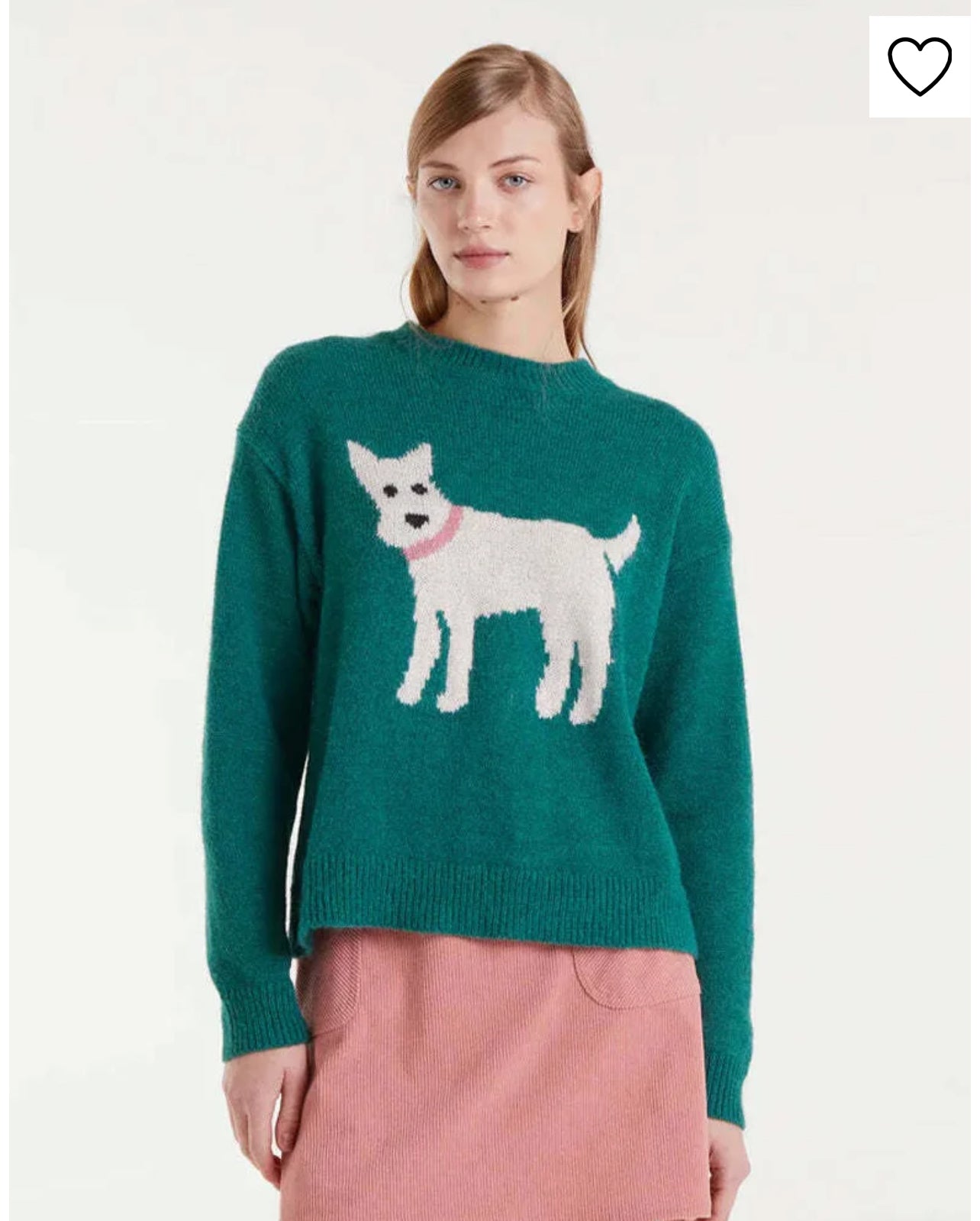 Jersey jacquard estampado perro