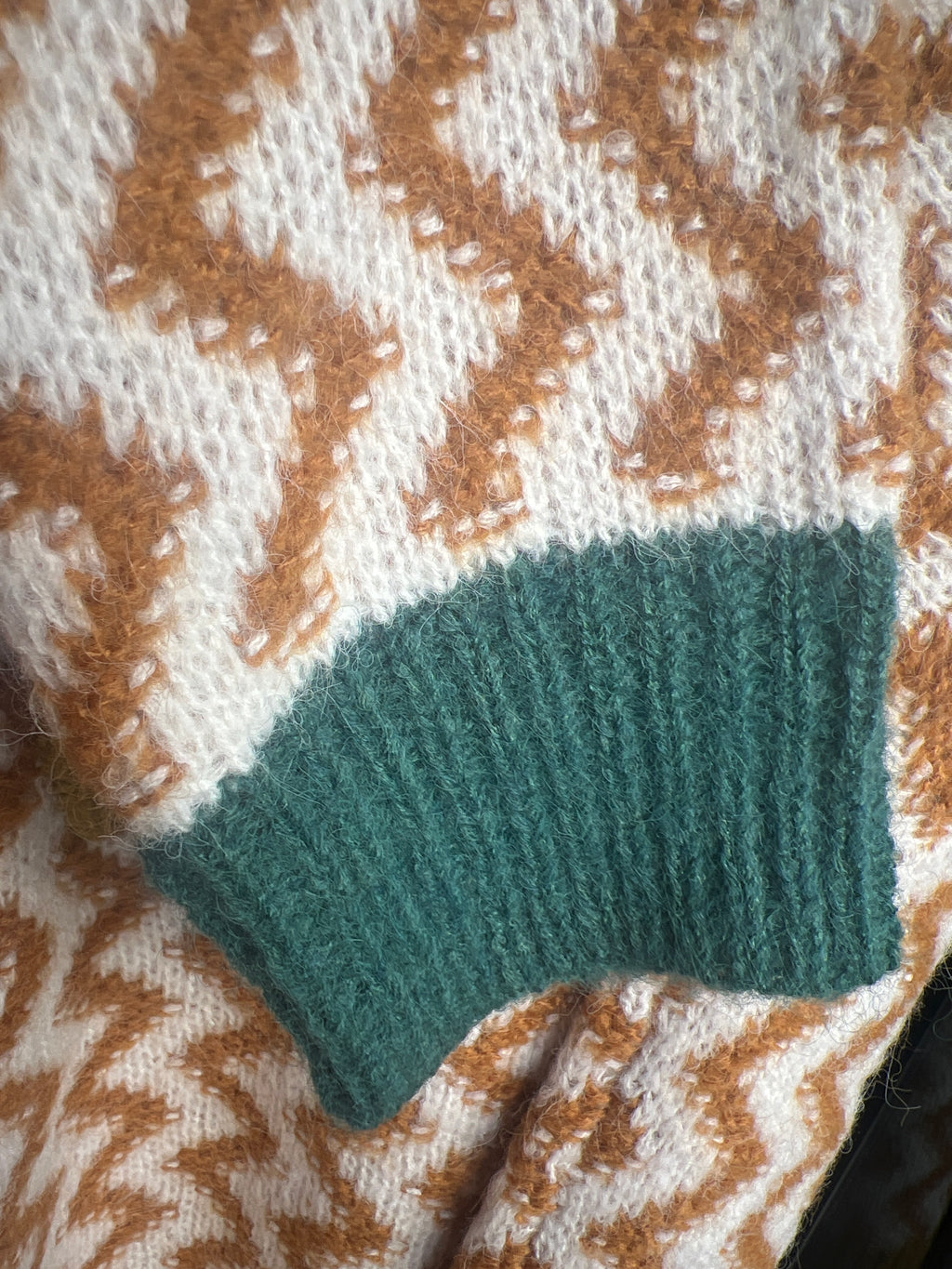 Jersey lana cuello con botones