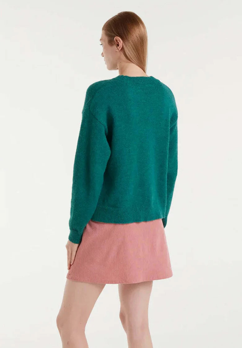 Jersey jacquard estampado perro