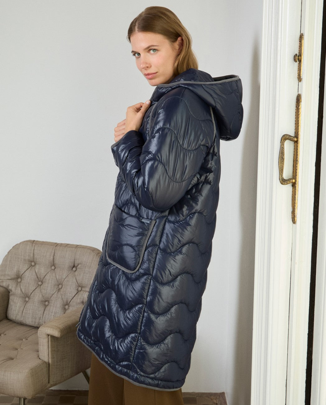 Abrigo acolchado muy ligero