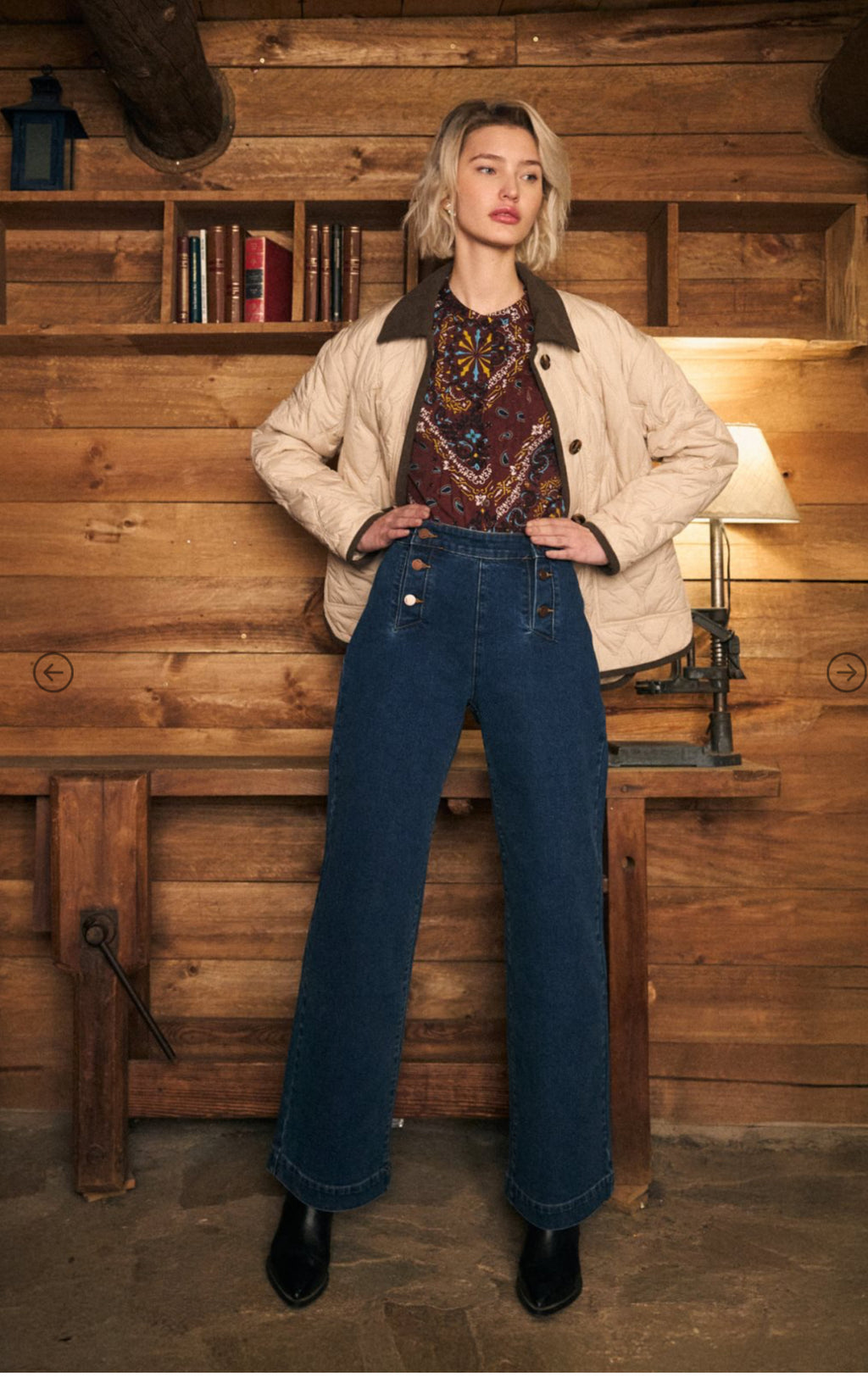 Pantalón vaquero botones