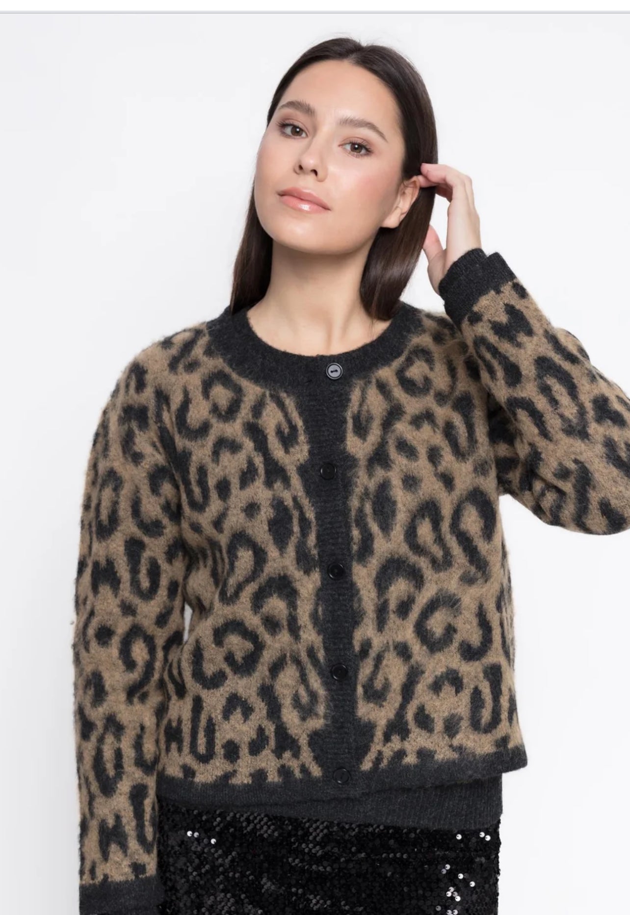 Cárdigan animal print