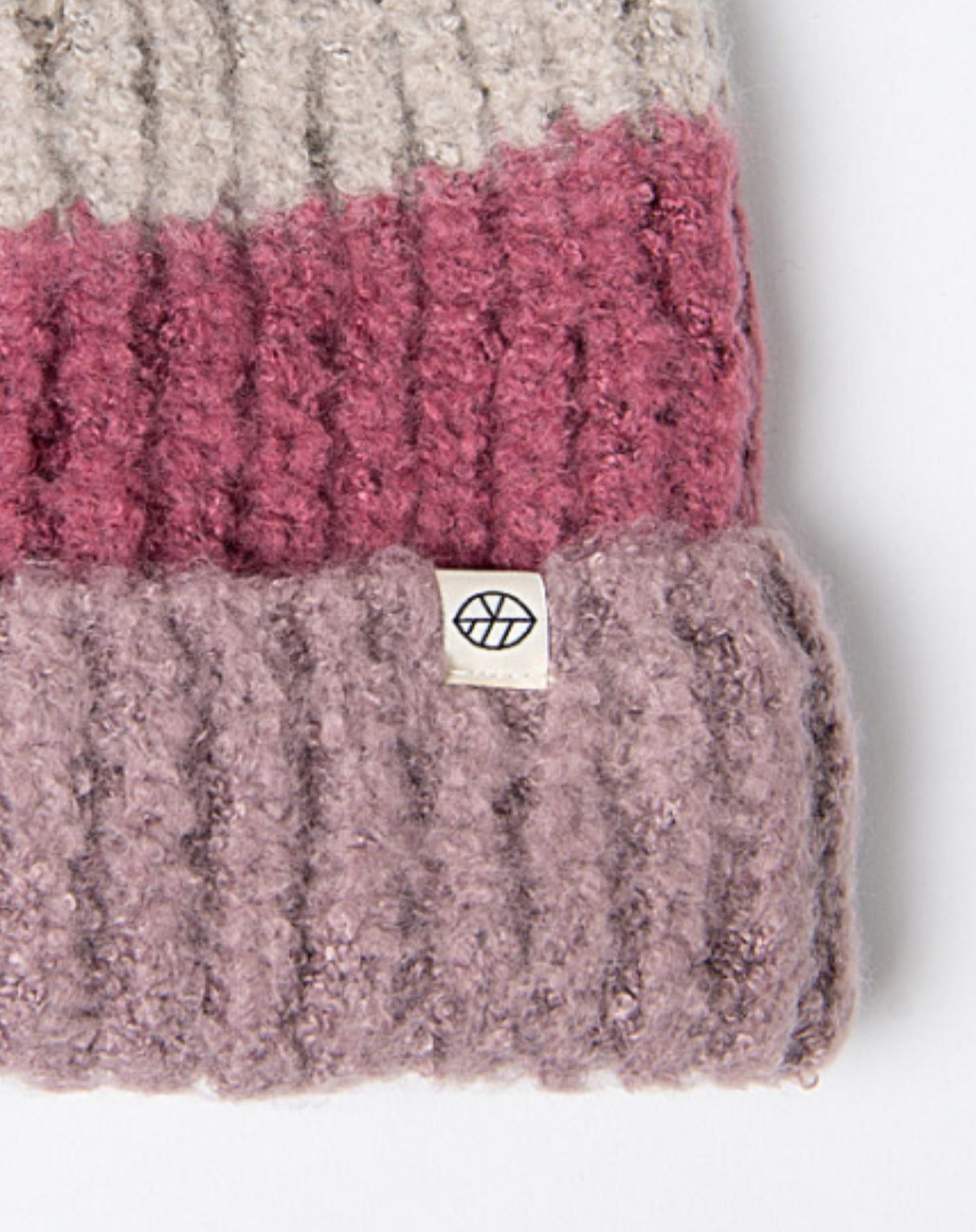 Gorro de punto tricot con vuelta modulable