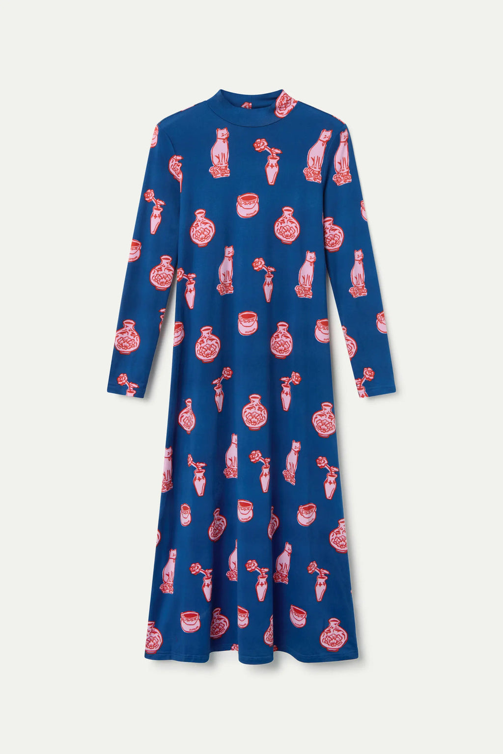 Vestido largo porcelana