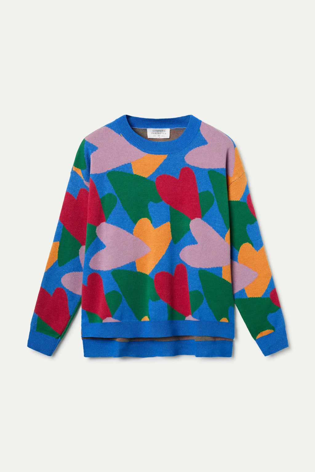 Jersey de punto jacquard estampado Cupido