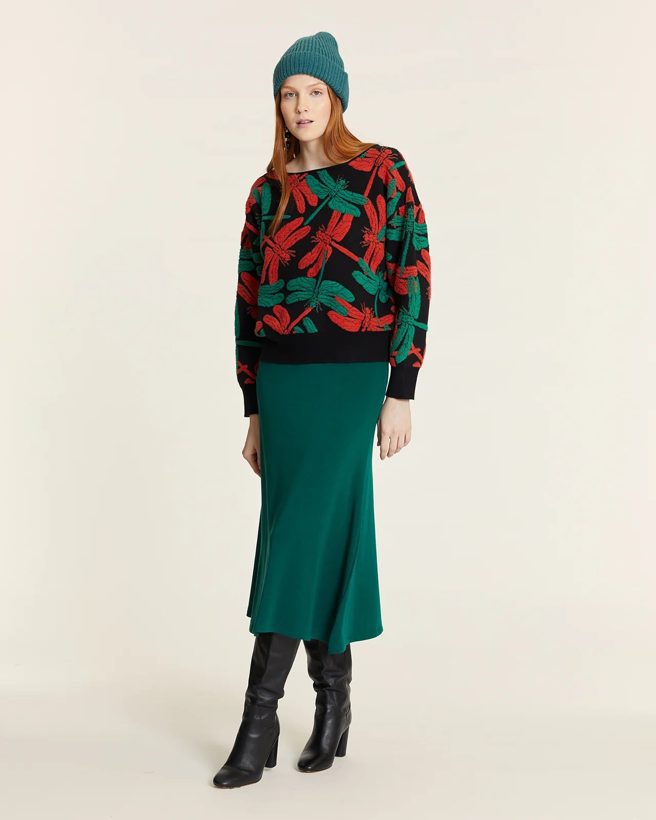 Jersey libélulas relieve