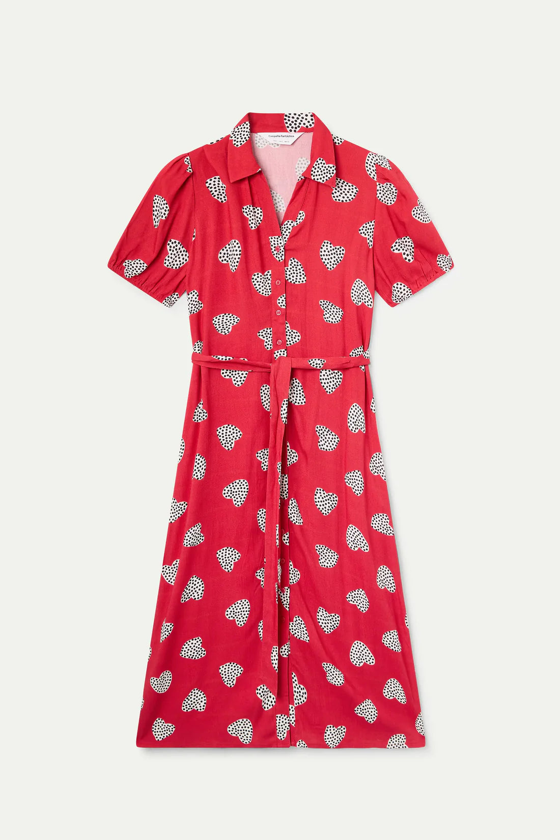 Vestido Midi camisero Harmony Red