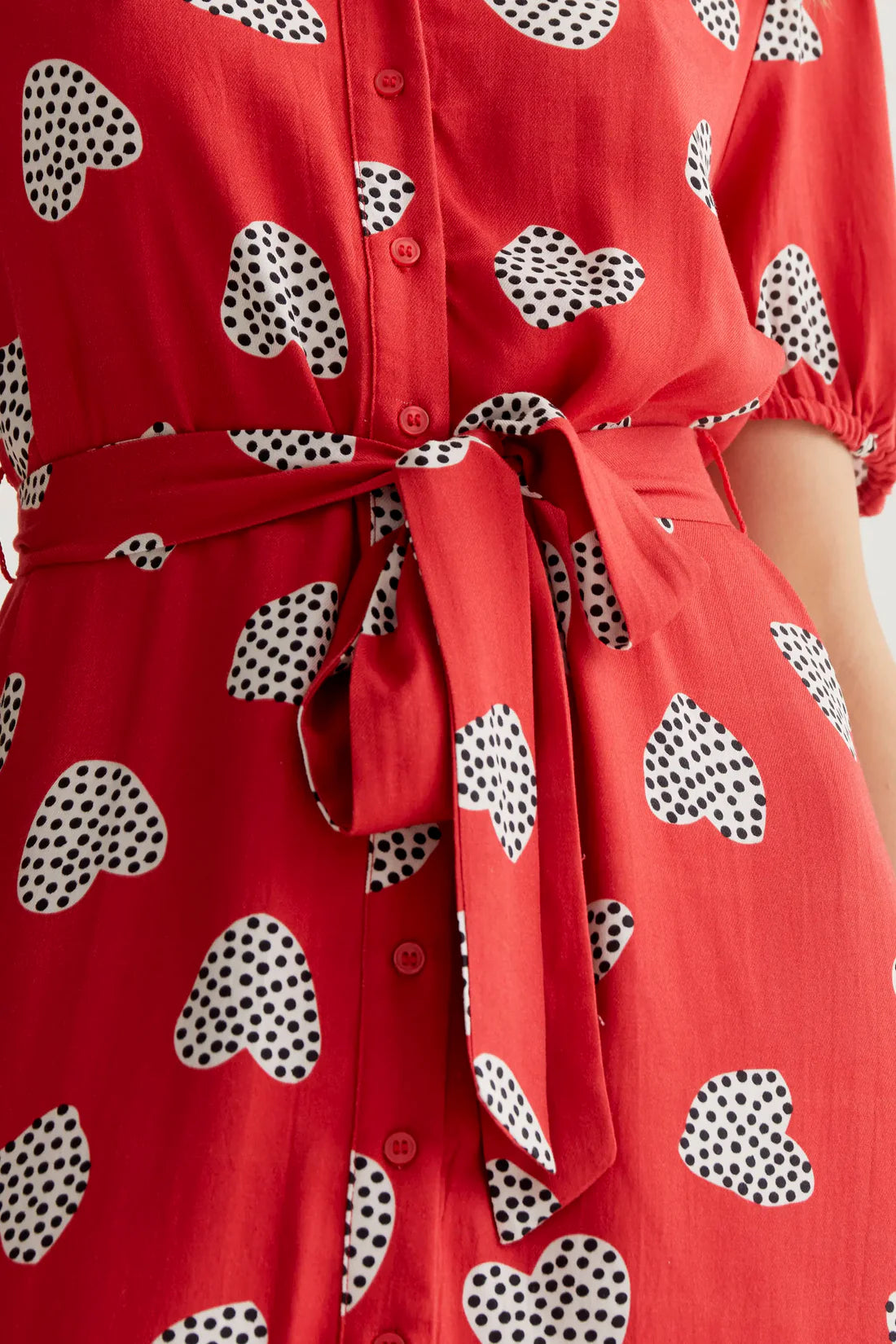 Vestido Midi camisero Harmony Red