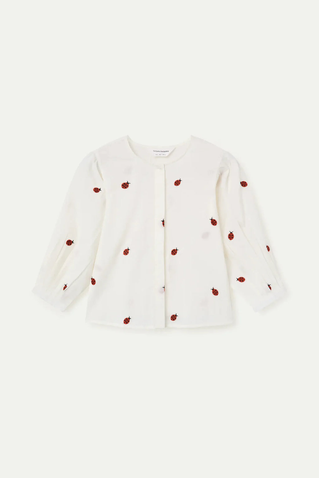 Camisa bordada mariquitas