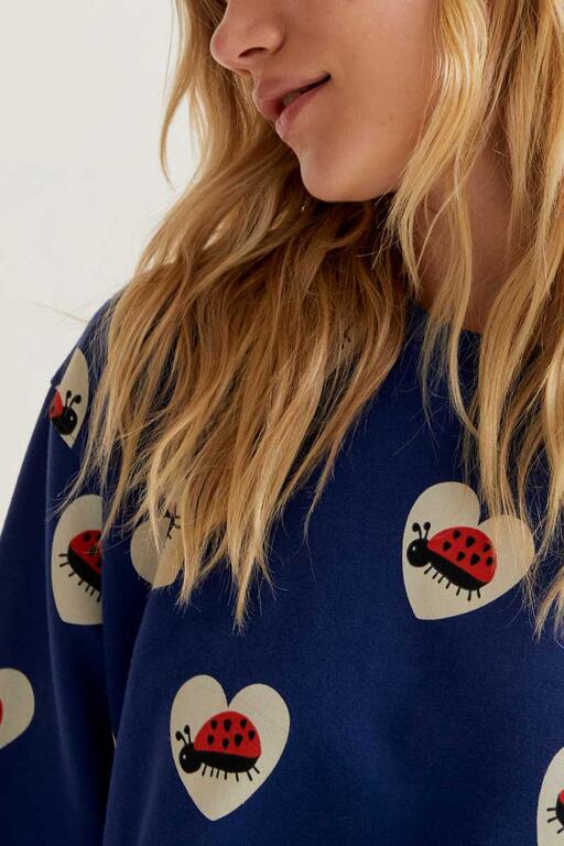 Sudadera algodón ladybug
