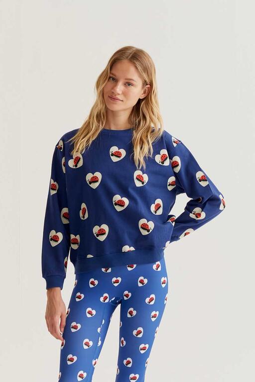 Sudadera algodón ladybug