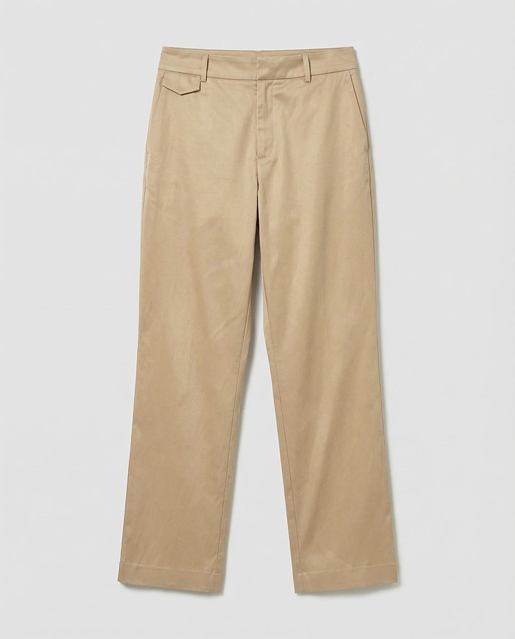 Pantalon recto Beige