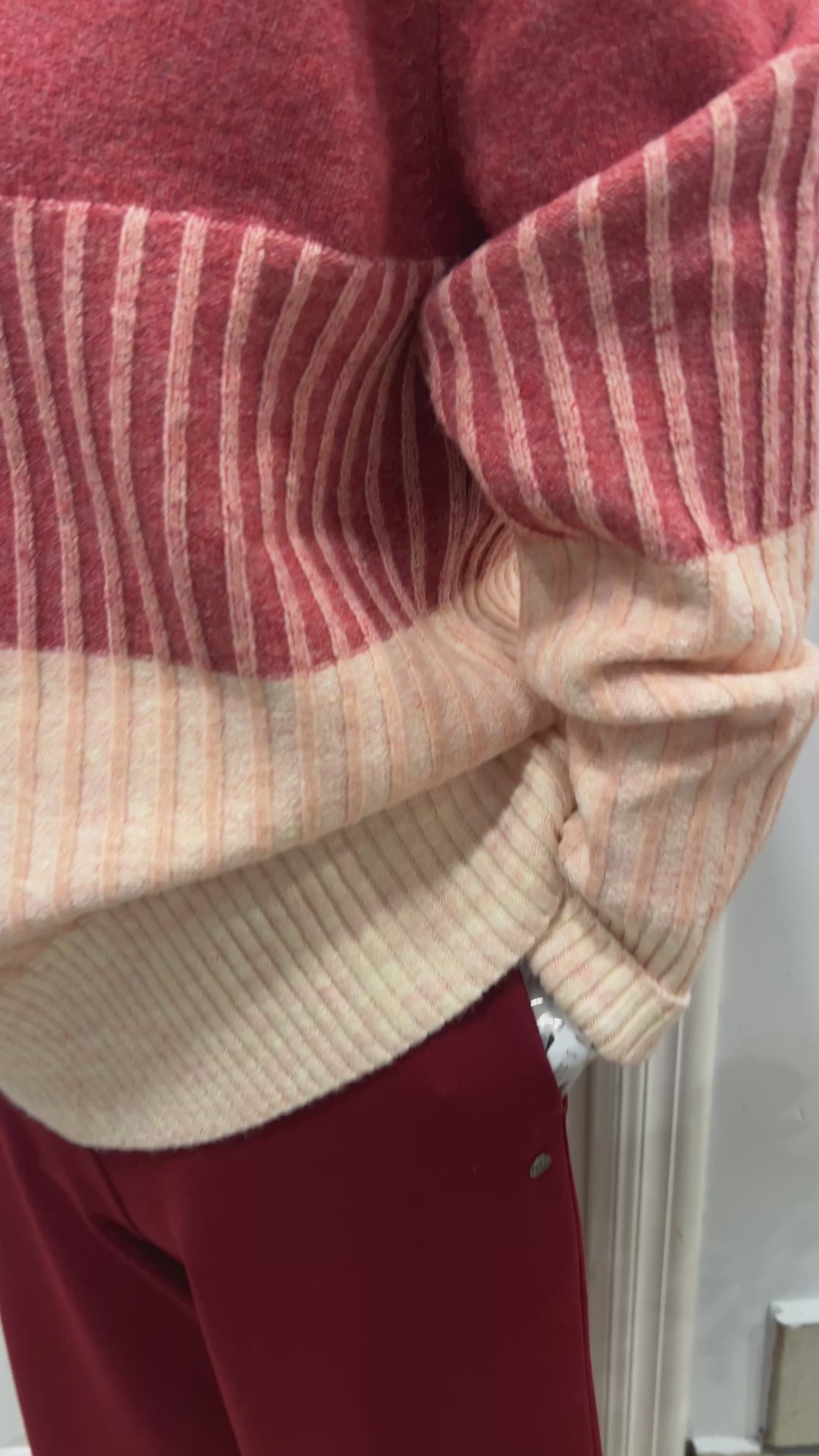 Jersey punto  cuello cisne